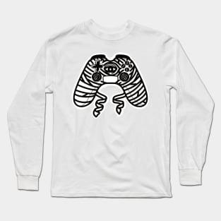 Halloween Mummy Mr. Controller for geek Long Sleeve T-Shirt